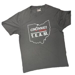 Cincinnati Bearcats Under Armour HeatGear Short Sleeve Shirt Men's Gray Medium